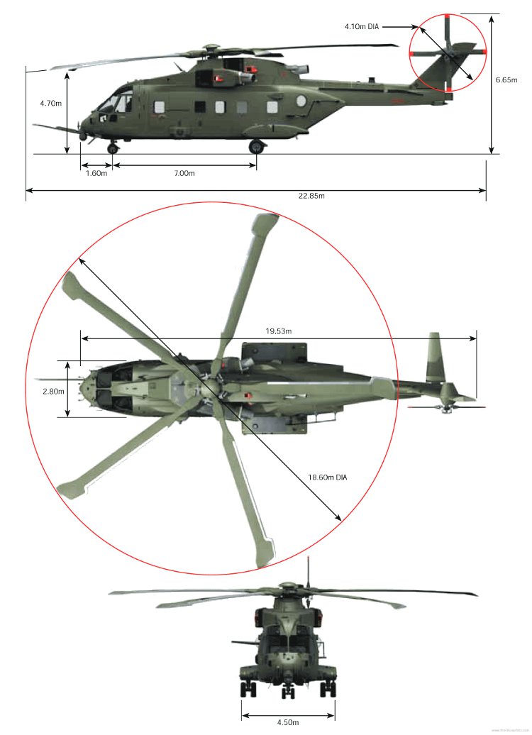 AgustaWestland AW101 / EH101 Merlin helicopter